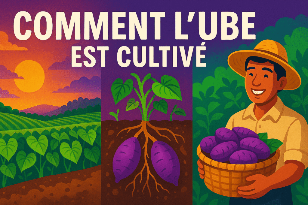 Comment l'ube est cultivé ?