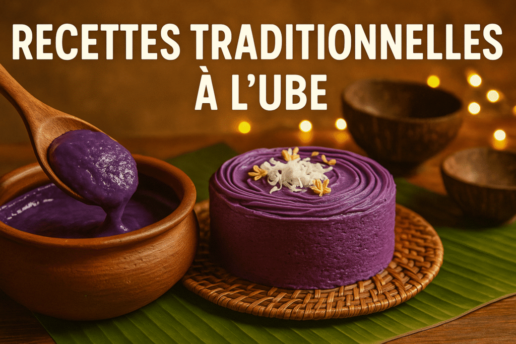Recettes traditionnelles à l'ube