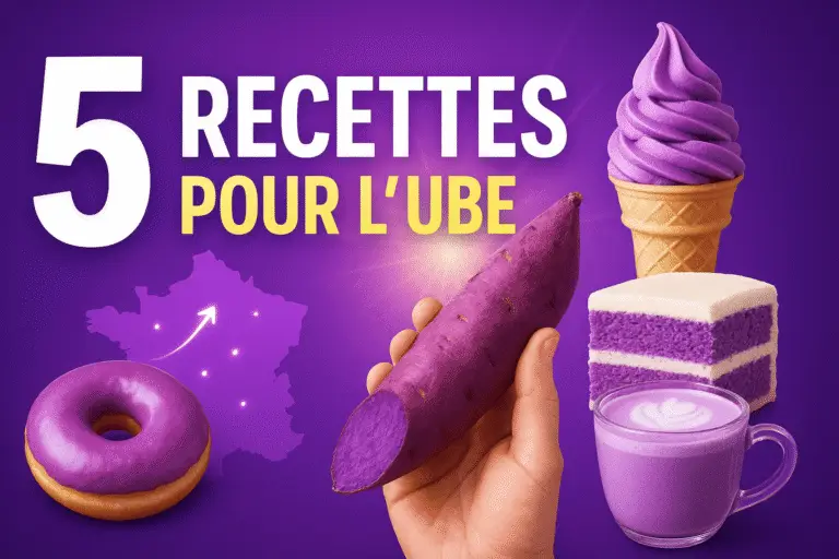 5 recettes à base d'ube