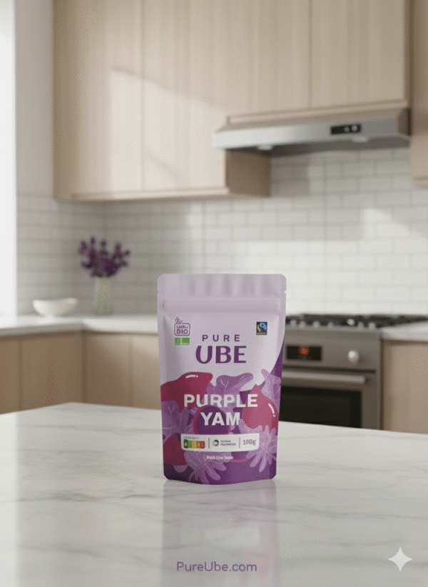 Ube Latté : Poudre d'Ube véritable 100% bio garantie